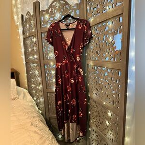 High-low flowy dress